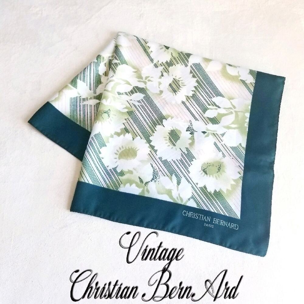 Vintage CHRISTIAN BERNARD Paris Scarf Accessories Handbag Scarves